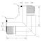 World Wide Fittings Male Flat Face O-Ring to Male Flat Face O-Ring 90 Degree Union Elbow 4505X10X10 - alternate 2